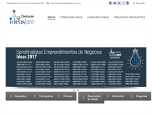 Tablet Screenshot of concursoideas.com